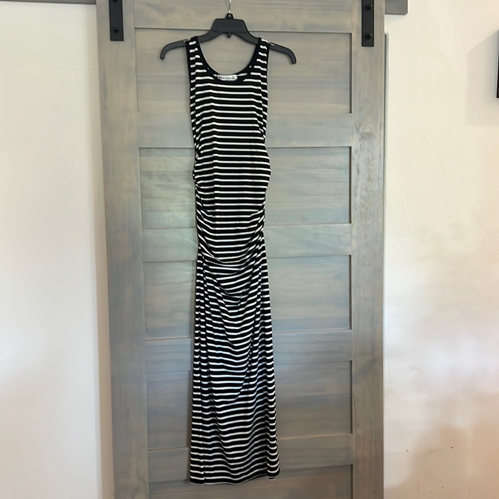 Black Cherry maternity dress